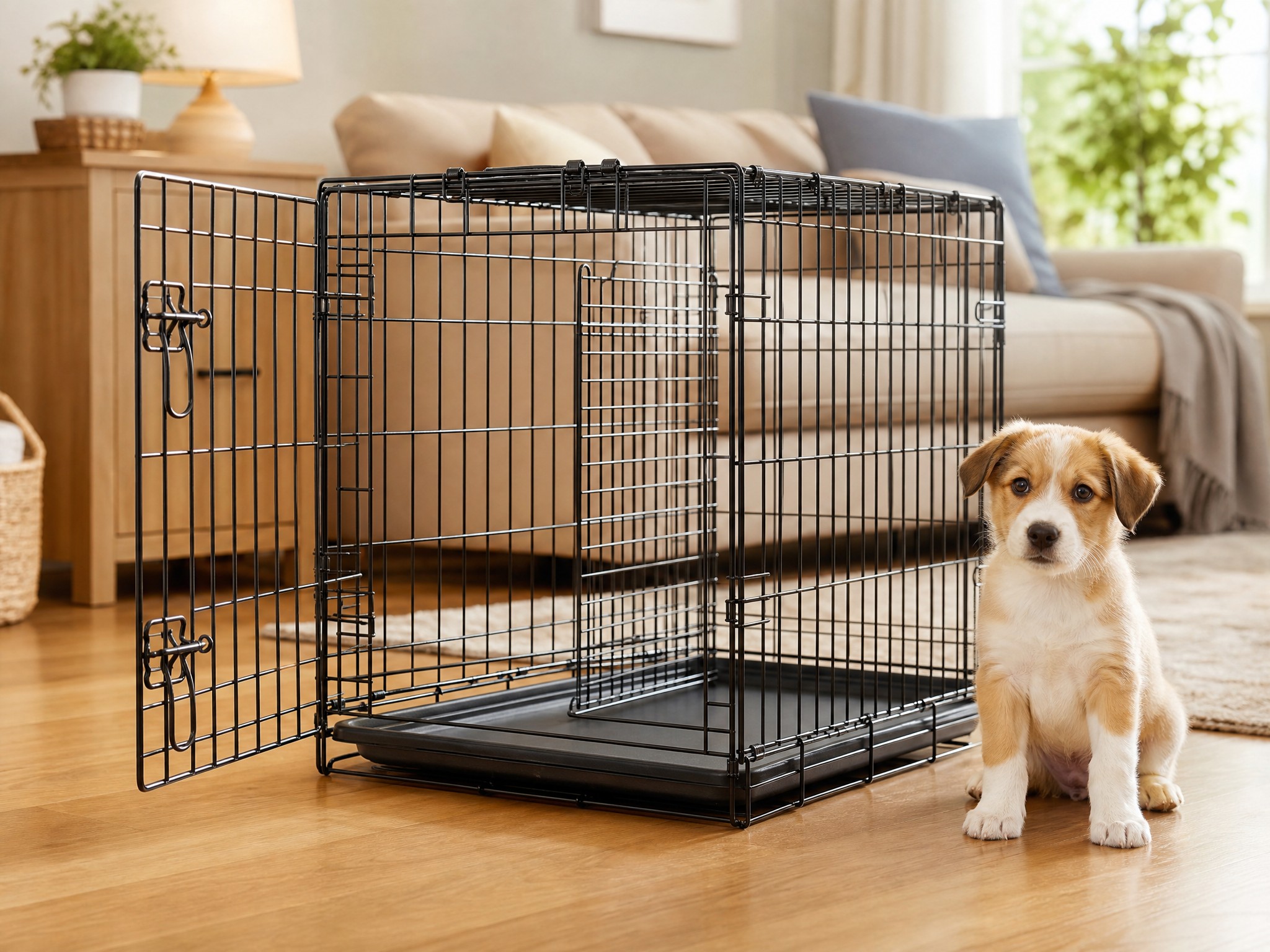 Wire Crate with Divider