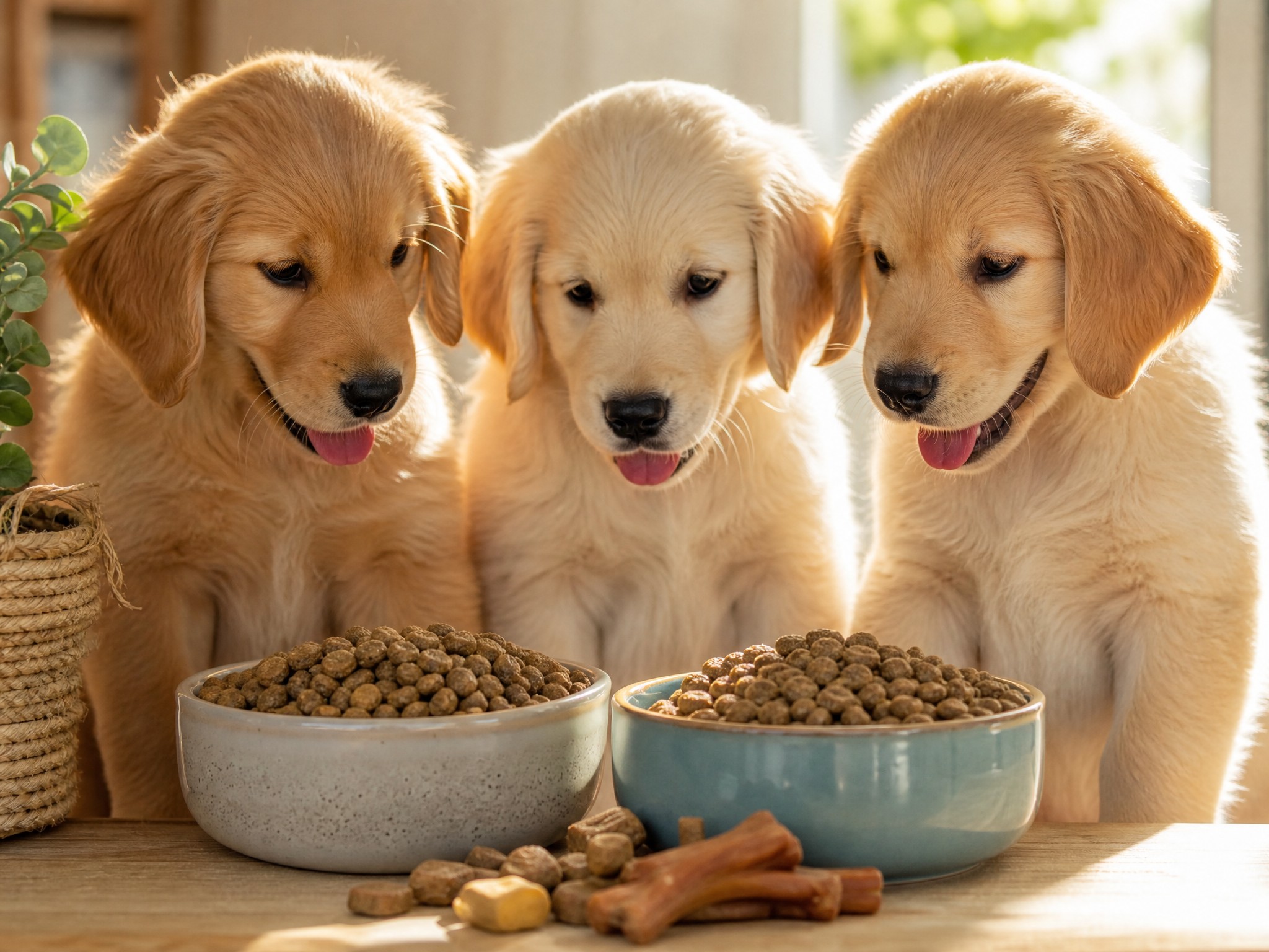 Puppy food and treats